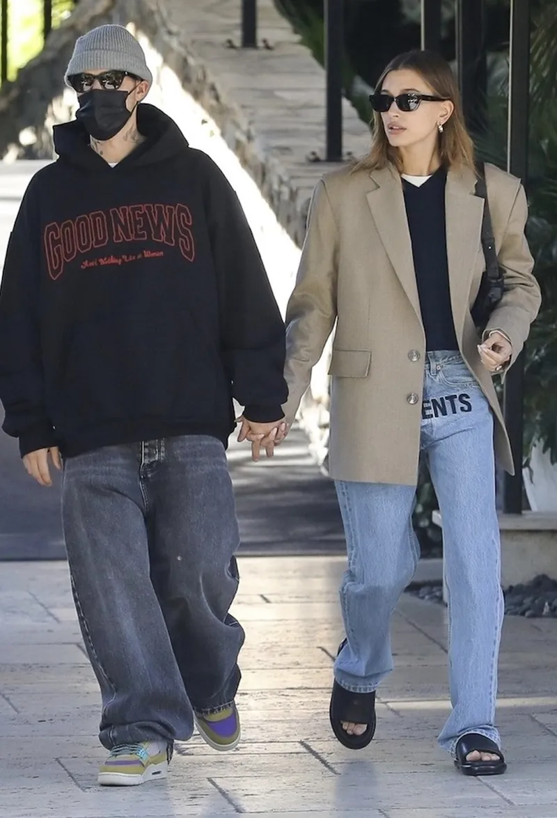 Justin Bieber runway look