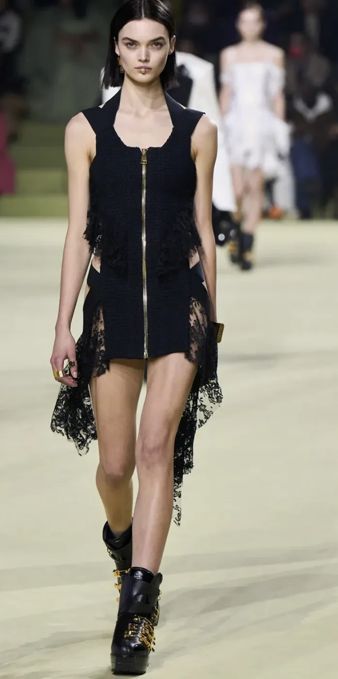 Balmain runway look