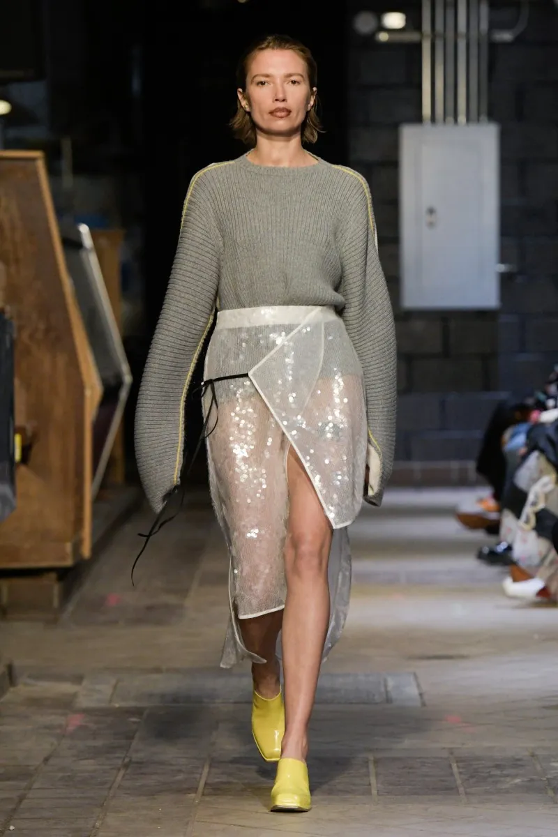 Eckhaus Latta runway look