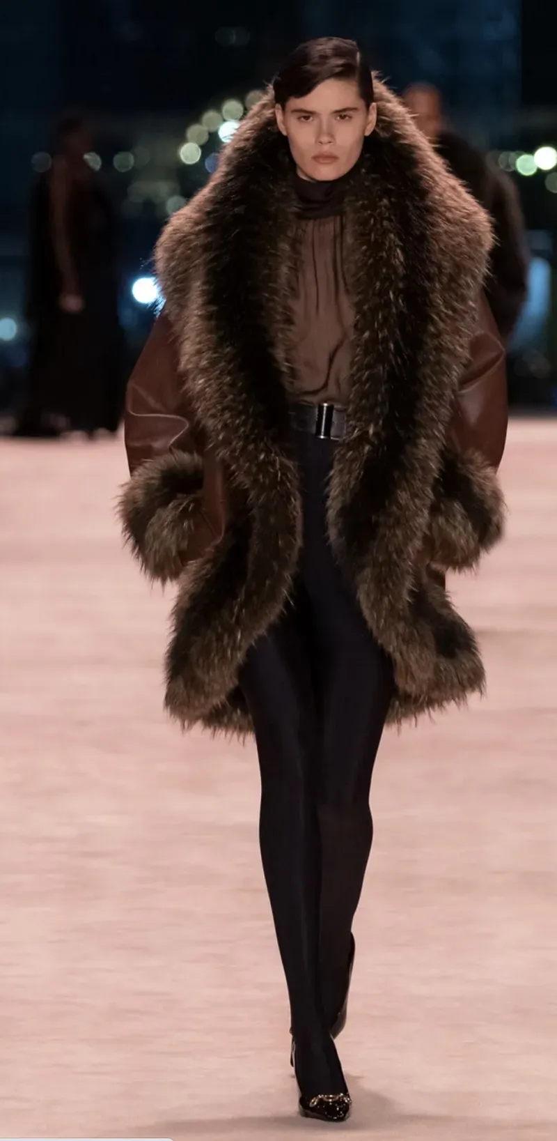 Saint Laurent runway look